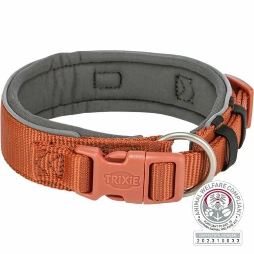 Trixie Nyakörv Premium extra széles M-L 40-48CM/40MM rozsda/grafit