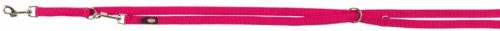 Trixie Póráz Hosszabbítható Prémium Dupla XS–S 2 m/15mm Fuchsia