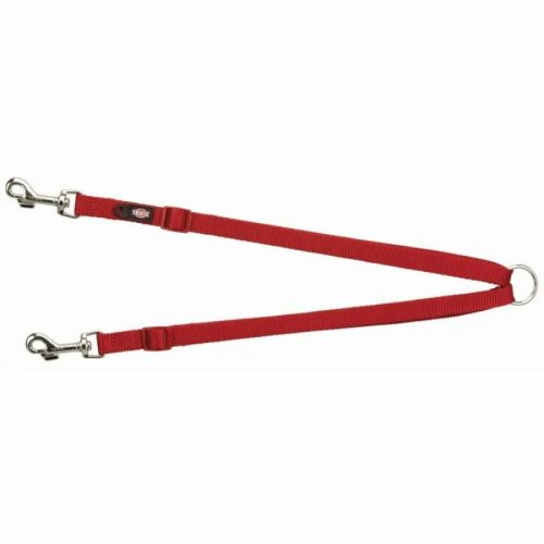 Trixie Póráz Új Prémium Kettős Vezető XS–M 40–70 cm/15mm piros