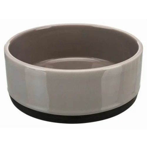 Trixie kerámia tál gumitalppal 0,75l/16cm szürke