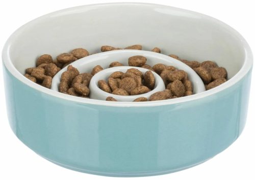 Trixie Tál evés lassító kerámia 0,45l/14cm szürke/kék