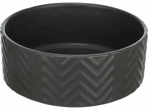 Trixie kerámia tál, 0,9 l/o 16 cm, fekete