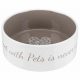 Trixie Tál Kerámia Pet s Home 1,4l/20cm krém/barna