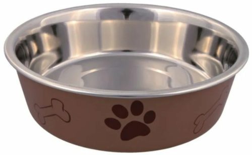 Trixie Tál Fém Műanyaggal Bevont Tappancs Mintás 0,3l/12cm