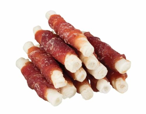 Trixie Jutalomfalat Denta Fun Mini Tekercs Kacsás 6cm, 120g