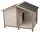 Trixie Kutyaház Lodge nyeregtetővel M-L 130x100x105cm szürke