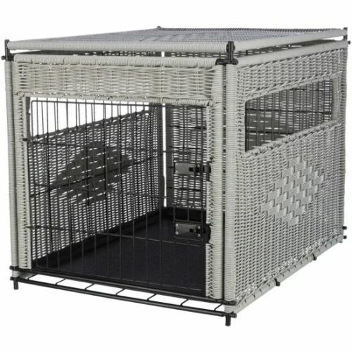 Trixie Kennel Beltéri, M: 58 × 60 × 77 cm, Világosszürke
