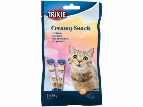 Trixie Jutalomfalat Creamy snack garnélarákkal 5x14gr