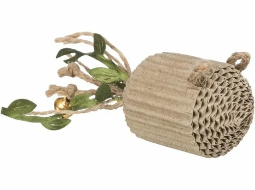 Trixie Játék macskának egér kartonból kender kötéllel 12cm