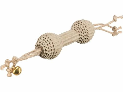 Trixie Játék macskának súlyzó kartonból kender kötéllel 20cm
