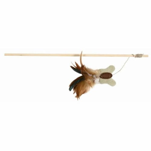 Trixie Játék Macska Pálca Toll+Lepke45cm Catnip