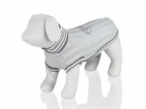 Trixie Kutya Pulóver Bologna Xs 30cm Szürke