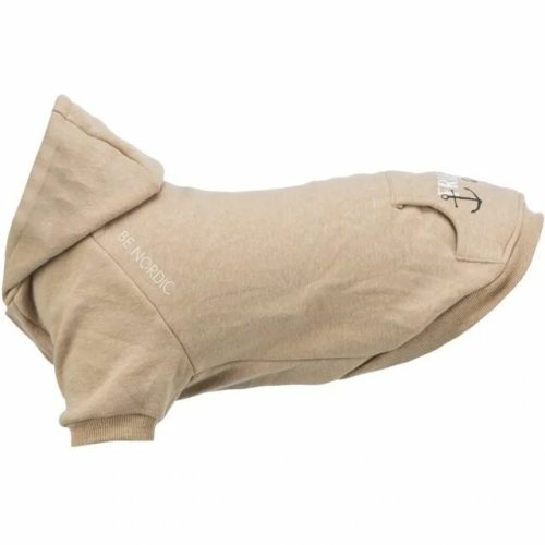 Kutya pulóver BE NORDIC kapucnis L 55cm homok