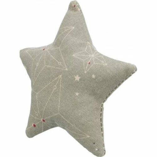 Trixie Xmas vászon csillag catnippel bézs 10cm
