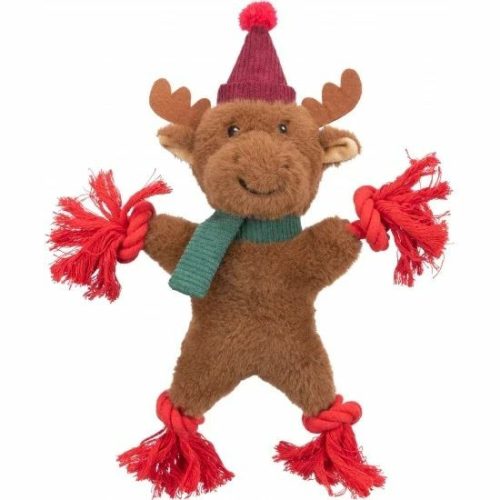 Trixie Xmas plüss rénszarvas kötéllel 32cm