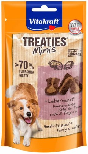 Vitakraft Treaties Minis Kutya Jutalomfalat Májas 48g