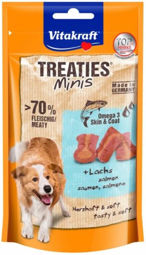 Vitakraft Treaties Minis Kutya Jutalomfalat Lazac & Omega-3 48g