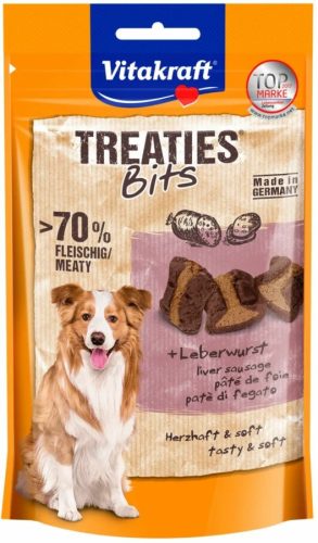 Vitakraft Treaties Bits Kutya Jutalomfalat Májas 120g