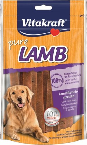 Vitakraft Lamb Strips Kutya Jutalomfalat Bárányhús Szeletek 80g