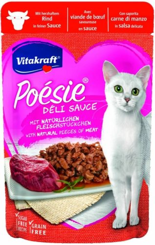 Vitakraft Poésie Delice Macska Alutasak  Marha  85g