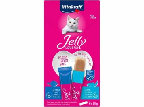 Jelly Lovers Zselés Jutalomfalat Lazaccal 6x15g