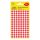 Etikett AVERY 3010 jelölőpont 8mm piros 416 darabos