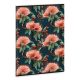Füzet vonalas ARS UNA A/4 40 lapos Extra kapcsos Flowery Green
