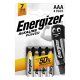 Elem mikro ENERGIZER "AlkalinePower" AAA 4 darabos