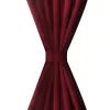 2 db bordó mikroszatén függöny 140 x 175 cm