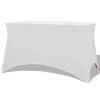 Sztreccs asztal védőhuzat 2 db 183x76x74 cm fehér