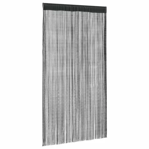 2 db fekete zsinórfüggöny 140 x 250 cm