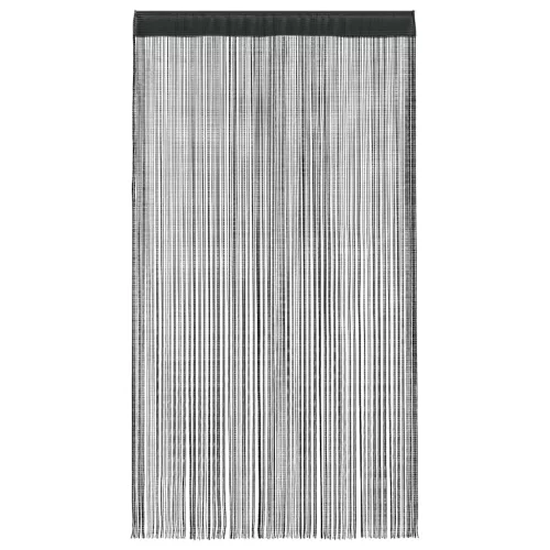 2 db fekete zsinórfüggöny 140 x 250 cm