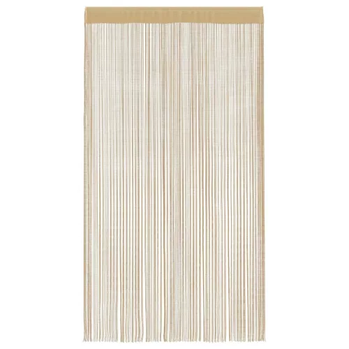 2 db bézs zsinórfüggöny 140 x 250 cm