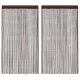 2 db barna zsinórfüggöny 100 x 250 cm