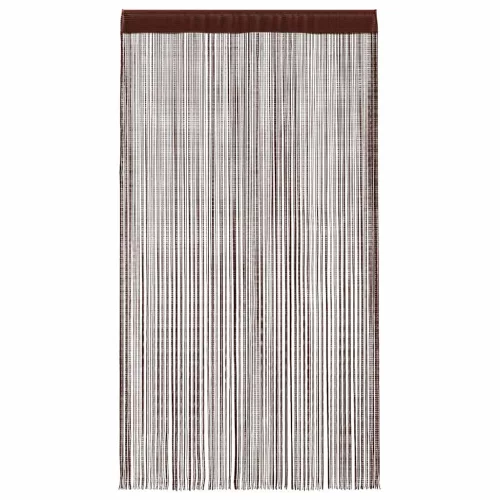 2 db barna zsinórfüggöny 100 x 250 cm