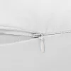 J-alakú fehér kismama párna 54 x (36-43) cm