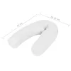 J-alakú fehér kismama párna 54 x (36-43) cm