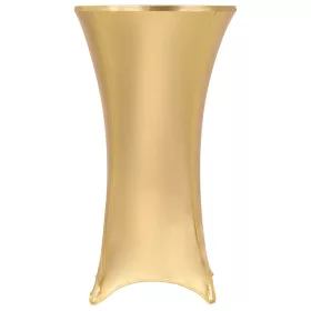 2 db aranyszínű sztreccs asztalterítő 60 cm