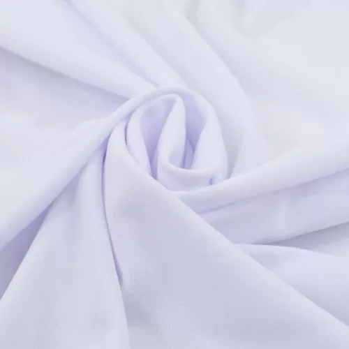 2 darab fehér sztreccs asztalszoknya 120 x 60,5 x 74 cm