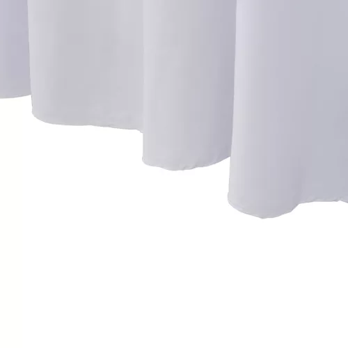 2 darab fehér sztreccs asztalszoknya 183 x 76 x 74 cm