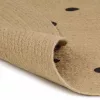 Kézzel font jutaszőnyeg pöttyös mintával 90 cm