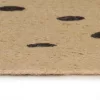 Kézzel font jutaszőnyeg pöttyös mintával 120 cm