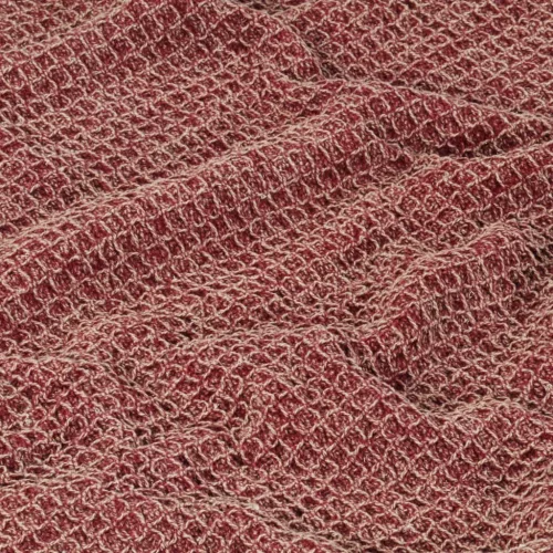 Burgundi vörös pamutpléd 220 x 250 cm