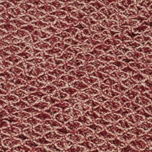 Burgundi vörös pamutpléd 220 x 250 cm