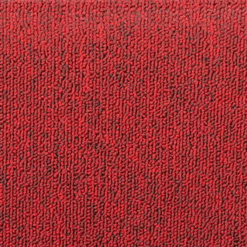 15 db-os piros félkör alakú lépcsőszőnyegek, 65 x 24 x 4 cm, nagy