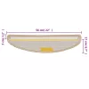 15 db krémszínű, félkör alakú lépcsőszőnyeg 56 x 17 x 3 cm