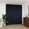 Antracitszürke sötétítőfüggöny kampókkal 290 x 245 cm