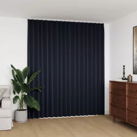   Antracitszürke sötétítőfüggöny kampókkal 290 x 245 cm