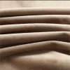 Bézsszínű bársony sötétítőfüggöny fémkarikákkal 290 x 245 cm