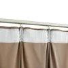 2 db bézs bársony sötétítőfüggöny kampókkal 140 x 175 cm